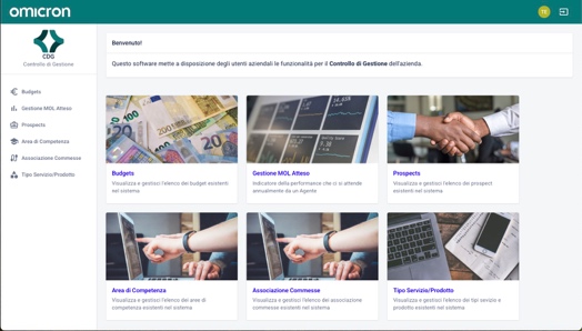 Web app per la gestione dei budget commerciali